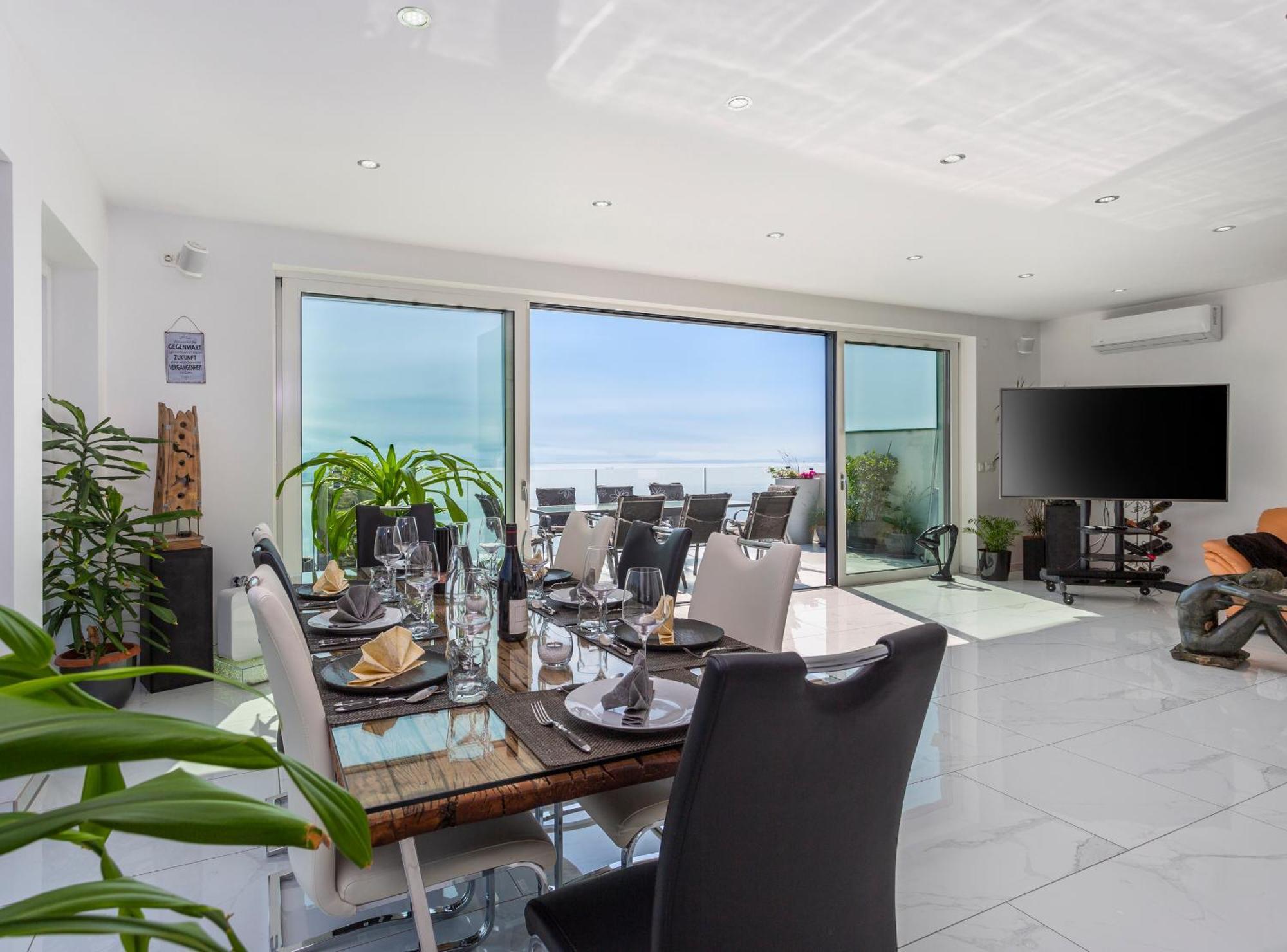 White Pearl Diamond, Mit Meerblick & Pool Villa Opatija